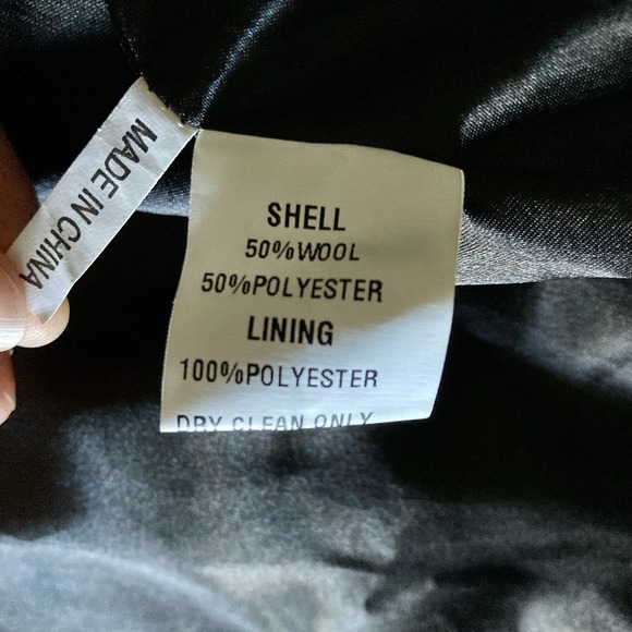 Anthropologie Hazel Double Breast Retro Coat Small Plaid Brown Black 3/4 Sleeve - Picture 11 of 16